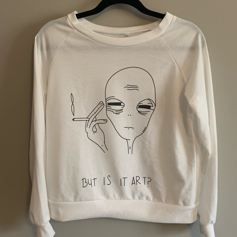SHEIN Graphic Long Sleeve Shirt, Medium